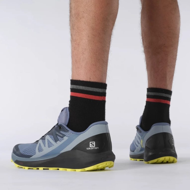 Tenis Para Trail Running Salomon Sense Ride 4 Hombre Azules | MX AJDU951